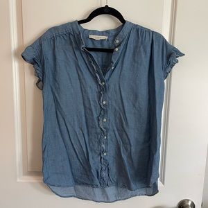 Loft Chambray Top